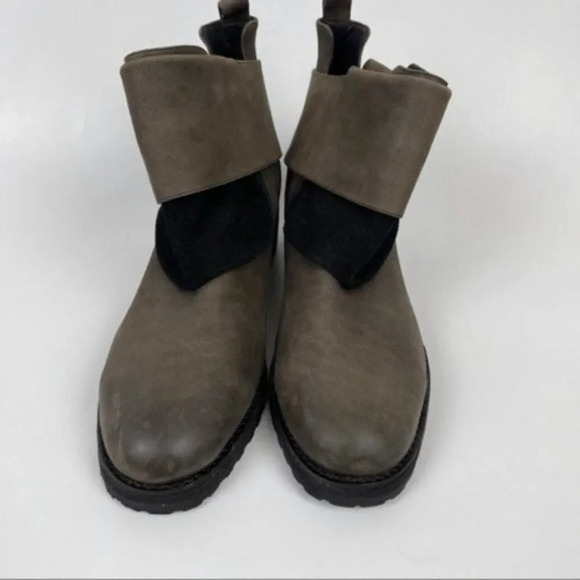NEW Antelope Leather/Suede Ankle Boots Sz 38 - Picture 3 of 9